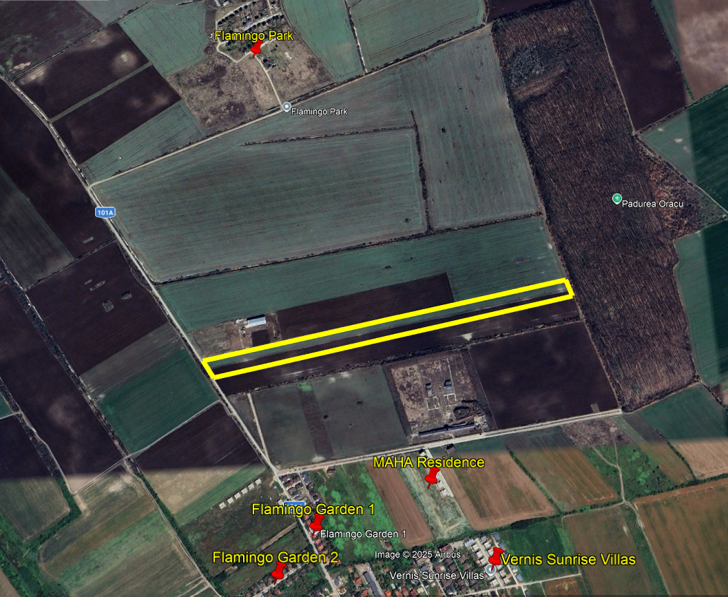 Teren Extravilan 60000 mp, Ostratu Corbeanca, langa Padurea Oracu